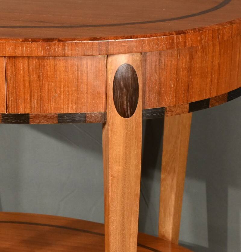 Mahogany and Rosewood Gueridon Table, Art Deco – 1930