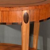 Mahogany and Rosewood Gueridon Table, Art Deco – 1930