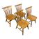 Four vintage Swedish Akerblom chairs.