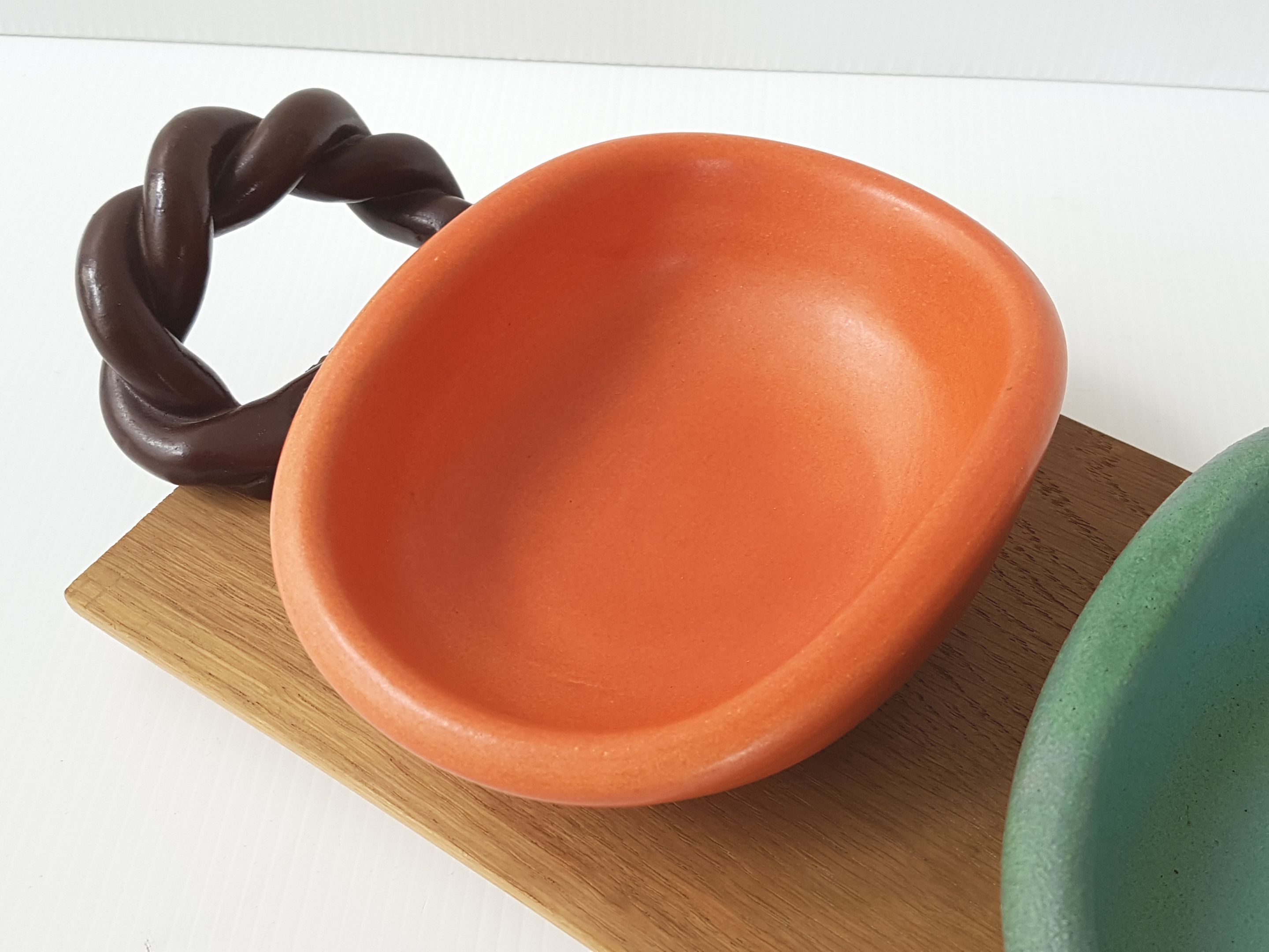 Suite of 3 ramekins Sèvres Keramos vintage 1950