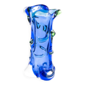 Vase moderne du milieu du siècle, en verre, conçu par J. Hospodka, Tchécoslovaquie, années 1960.