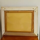 vintage oil on canvas 1950/1960 mountain landscape