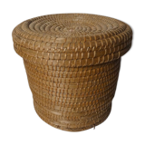 large straw basket banneton folk art
