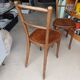 Pair of vintage bistro chairs in bent wood – Baumann / Thonet style