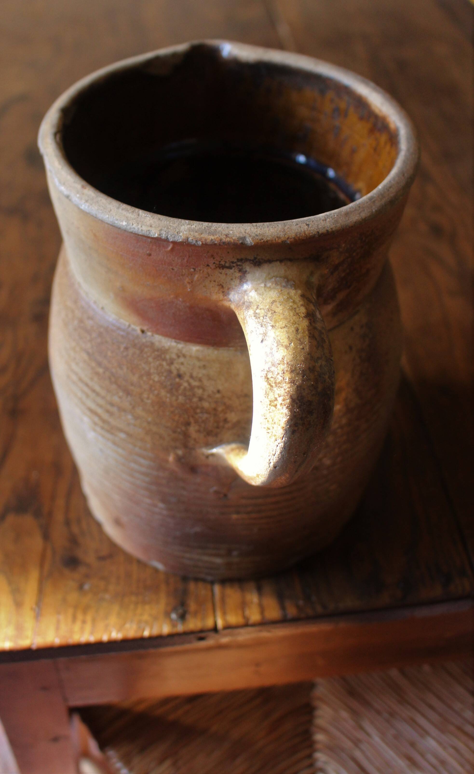 Pichet cruche en terre cuite vintage