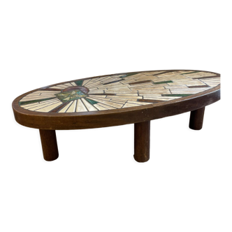 Table basse style vallauris