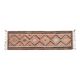 Handwoven Orange Wool Turkish Oushak Runner Rug 99x343