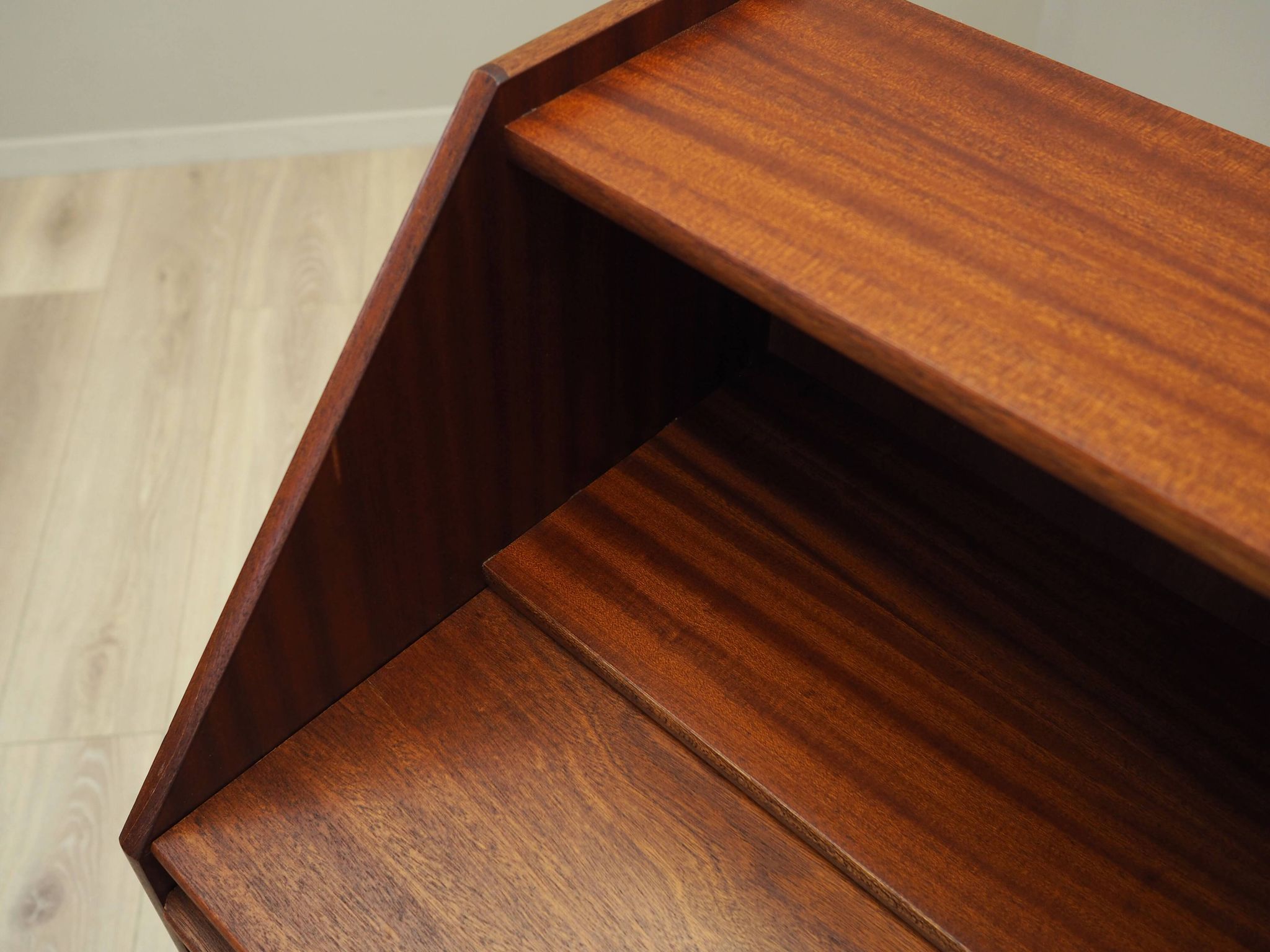 Mahogany secretary, Danish design, 1960s, manufacturer: Hanbjerg Møbelfabrik