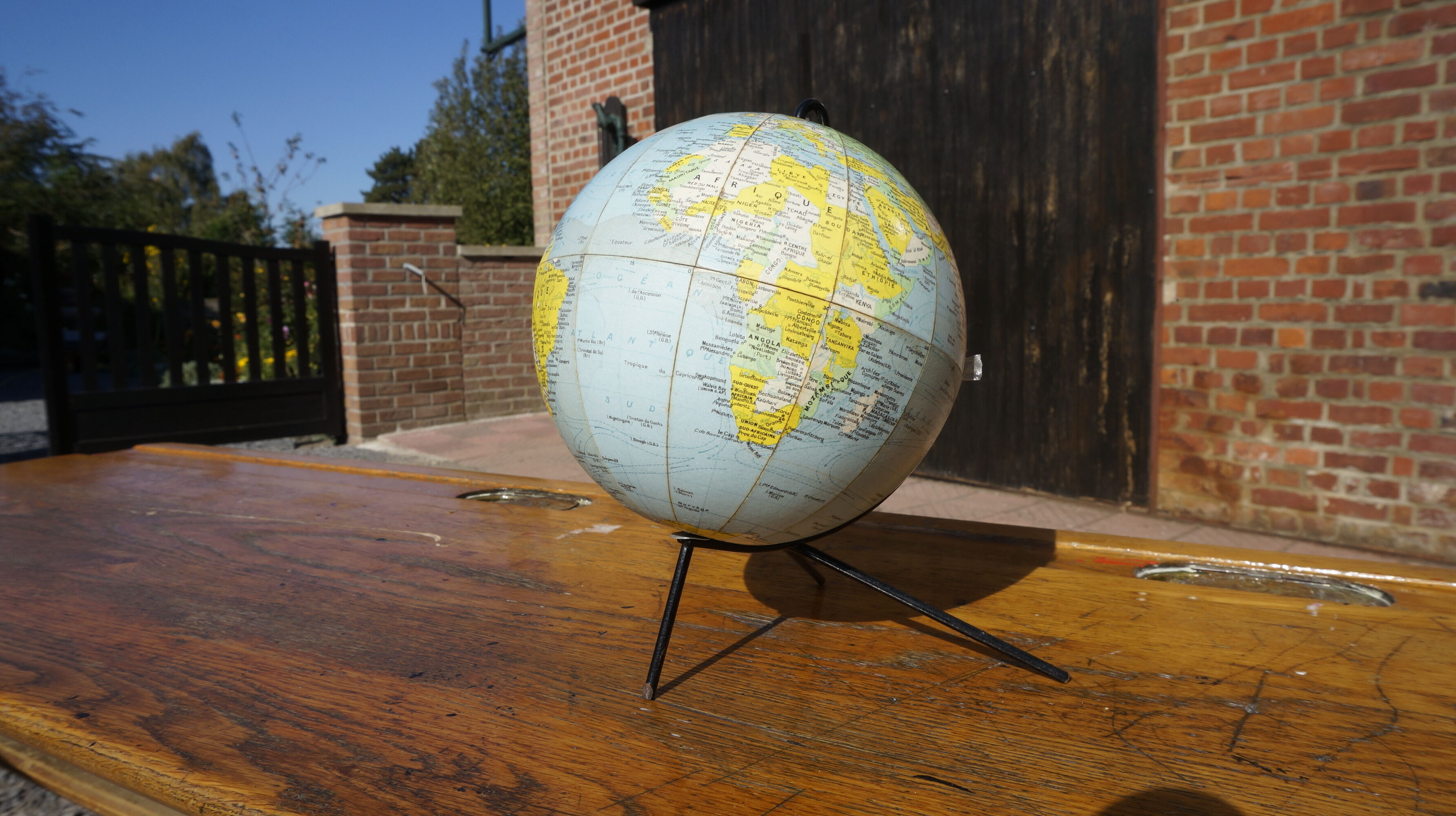 World map globe