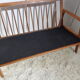 Vintage Scandinavian living room set in light wood