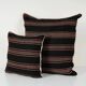 Set of 2 vintage Turkish cushion covers 41x41 cm