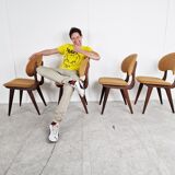Set of 4 vintage scandinavian dining chairs, 1960s