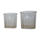 Set of 2 Old Jam Jars 750 ml