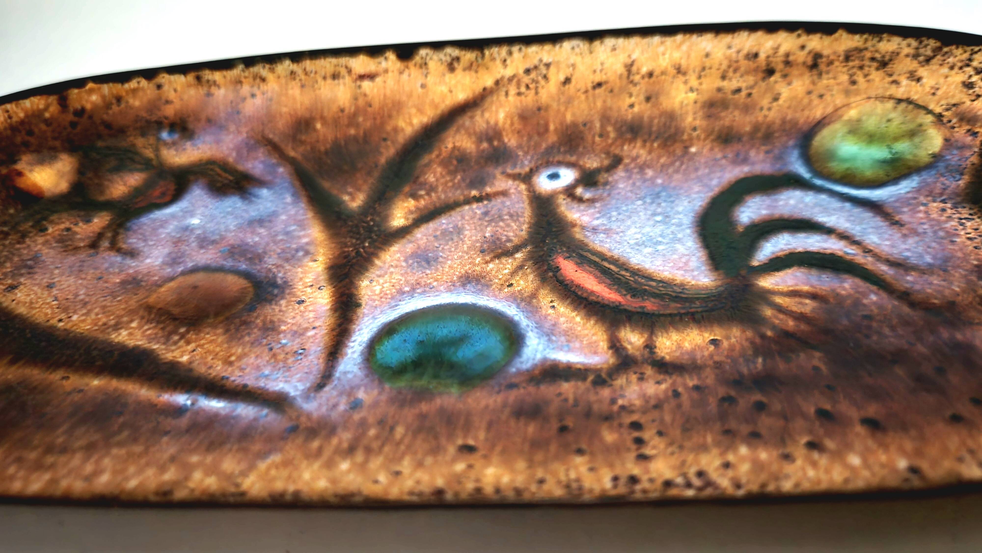 Enamelled copper pipe