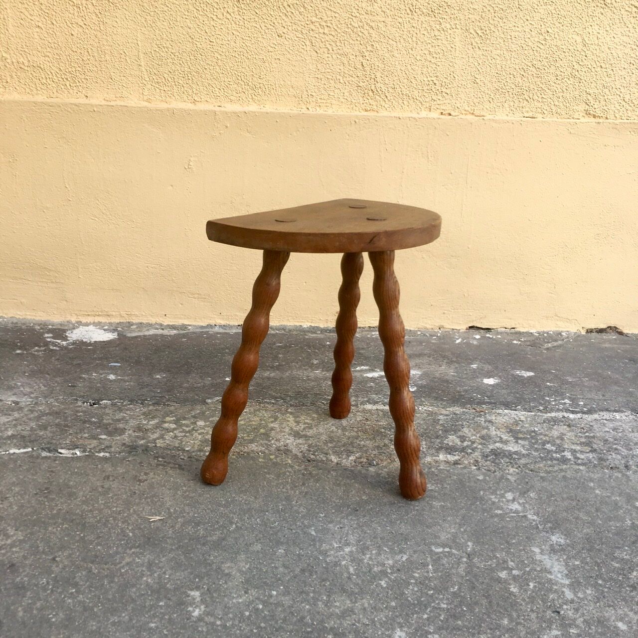 Vintage tripod stool