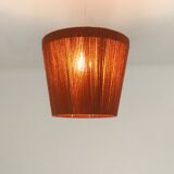 Orange wool lampshade