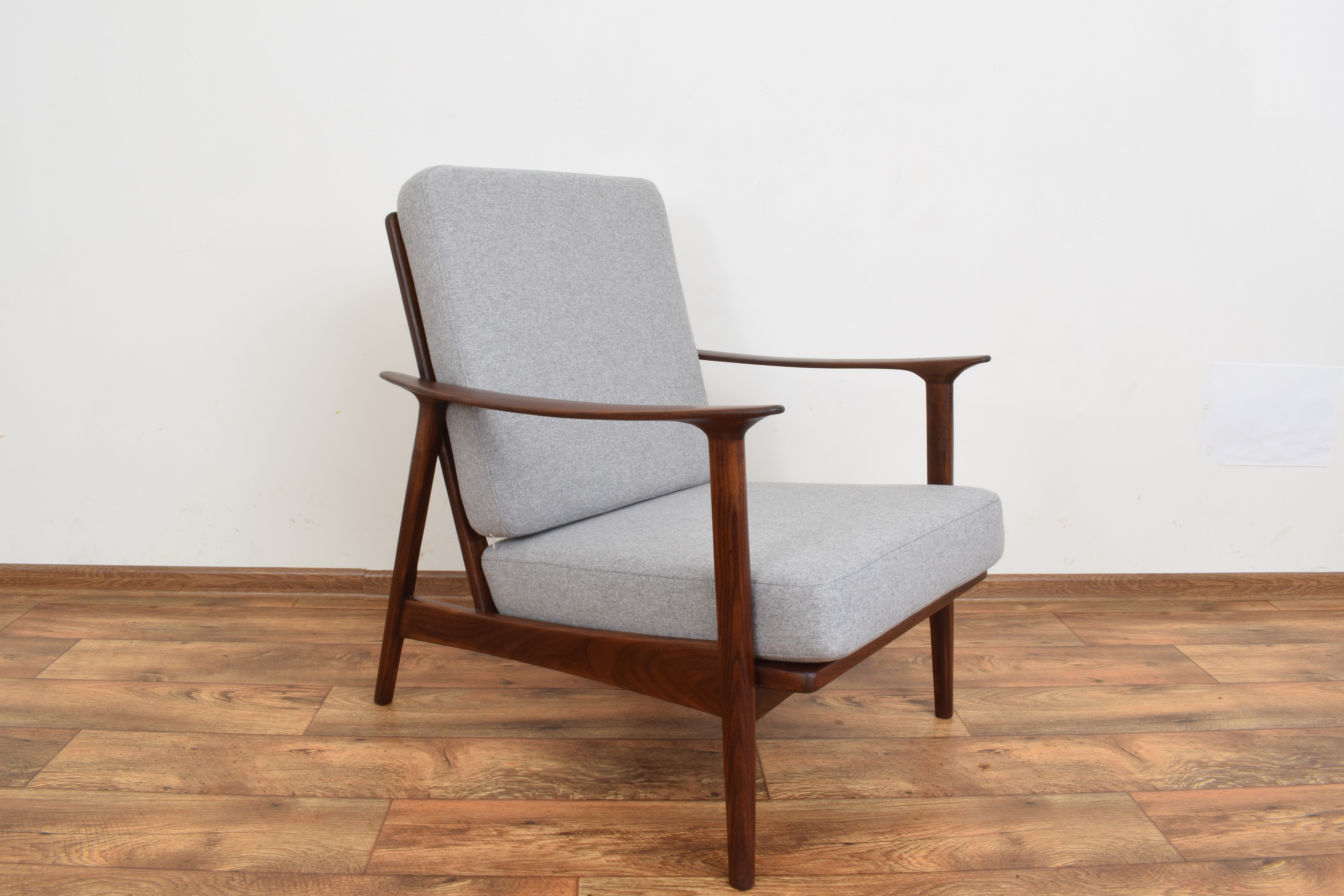 Mid-Century Danish Teak Armchair, 1960s.