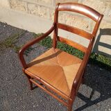 Walnut armchair