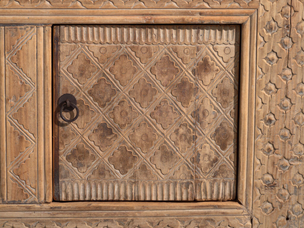 Antique carved pine buffet – China, circa 1900