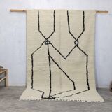 Moroccan Berber wool rug 247 x 153 cm