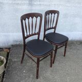 Paire de chaises bistrot