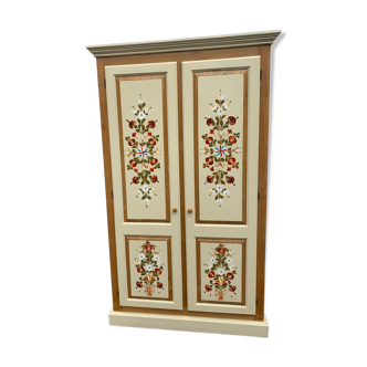 Wardrobe hand painted wardrobe flowers