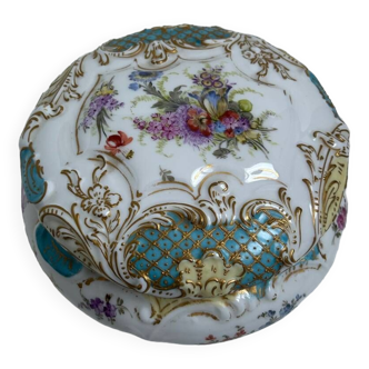 Old porcelain candy box