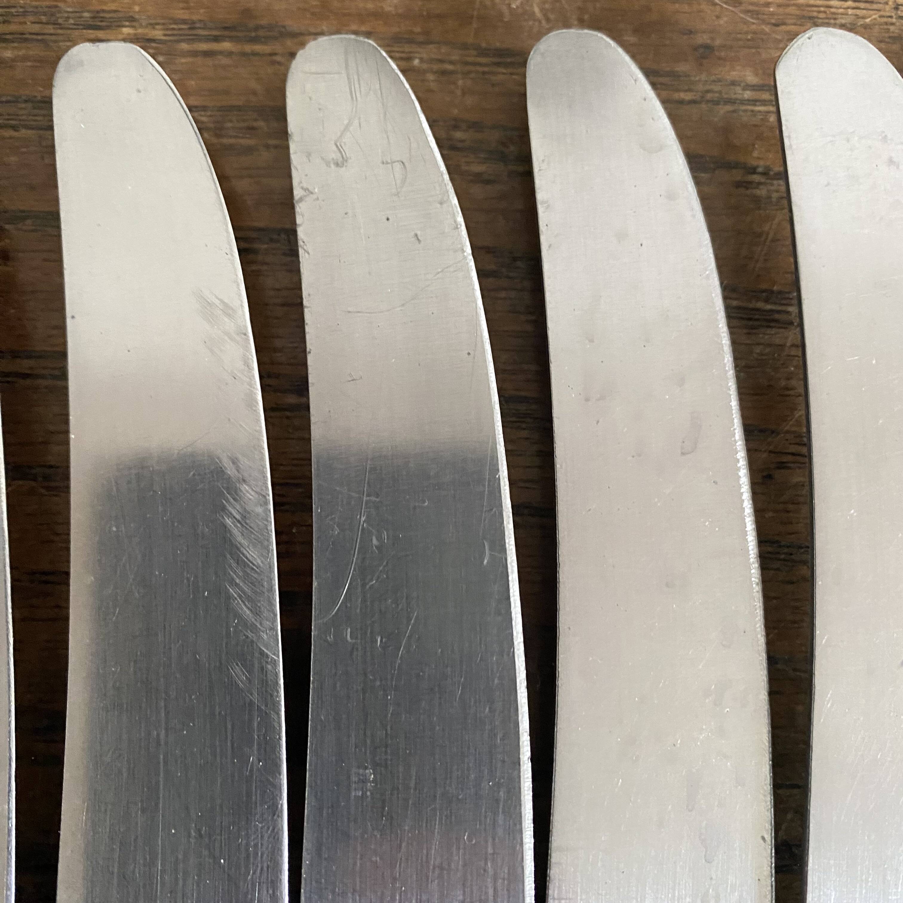 Antique stainless steel knives