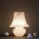 Mushroom table lamp in Murano glass by Manifattura di Murano, 1970s.