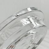 Cendrier en cristal très épais, Retro futuriste.