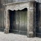 Fireplace Napoleon III in grey marble Saint-anne