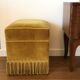 Velvet pouf