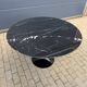 Original Knoll Tulip dining table (152cm) Nero Marquina glossy LIKE NEW!!