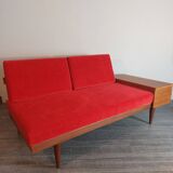 Teak daybed sofa by Ingmar Relling, Scandinavian vintage 1960s