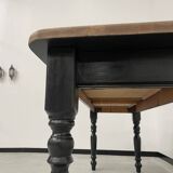 Farm table desk turned legs