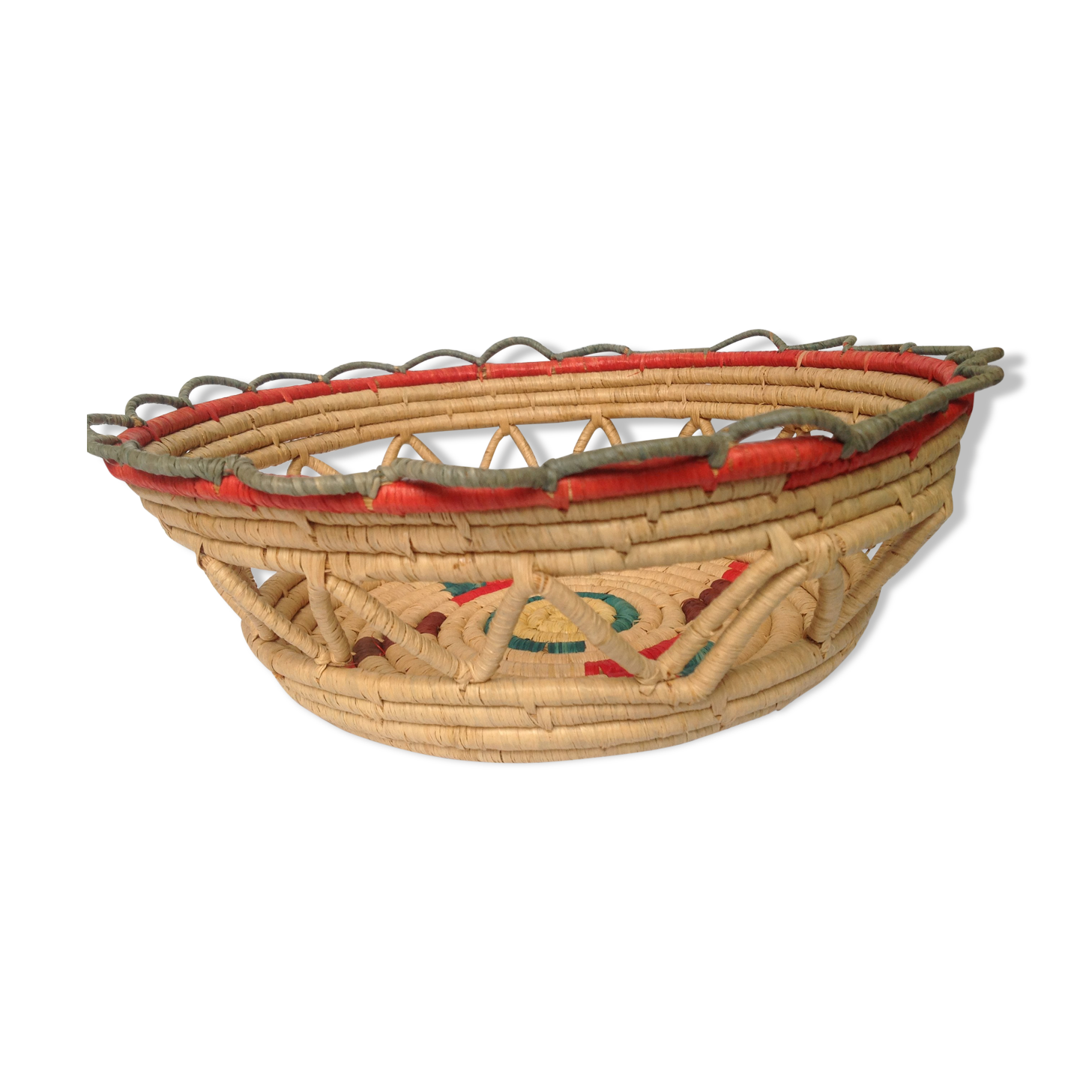 Handcrafted braided basket