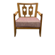 "José" armchair in solid oak by Guillerme & Chambron for Votre Ma