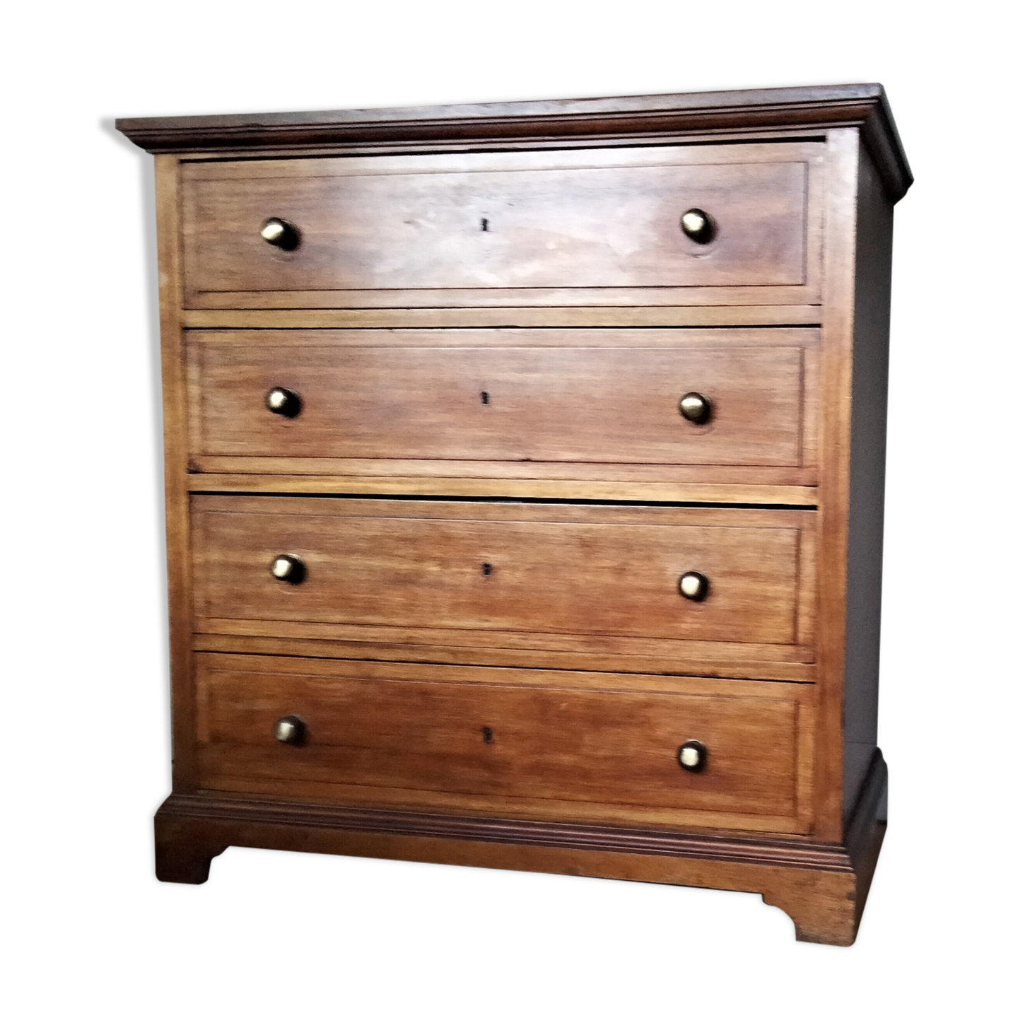 English marine chest of drawers