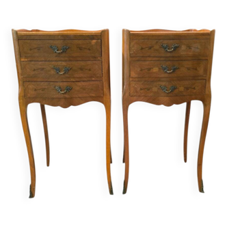 Paire de chevets style Louis XV
