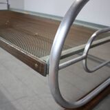 Three-seater tubular canapé Bauhaus by Slezák, Czechoslovakia, 1930s