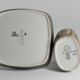 Scandinavian Modern Plate and Vase, ceramic, "Baca", Fajance, by Nils Thorsson f