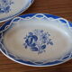 Deux raviers bleus "Odette" Digoin Sarreguemines