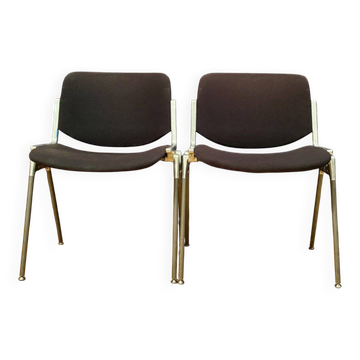 DSC 106 chairs by Giancarlo Piretti for Anonima Castelli, Italy, 1970s, set of 2