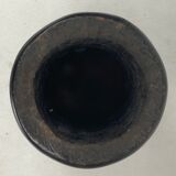 African ebonised Bamileke low stool, Cameroon, 1970s