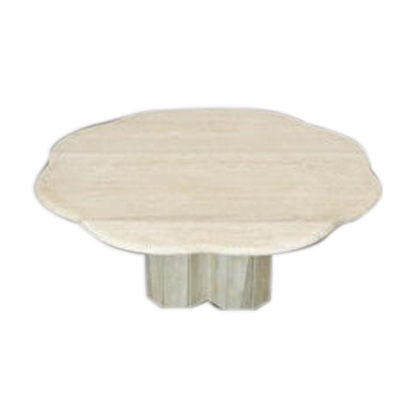 Travertine flower coffeetable