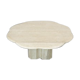 Travertine flower coffeetable