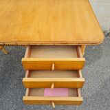 Louis Sognot rattan office 1960