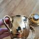 Vintage golden porcelain cups
