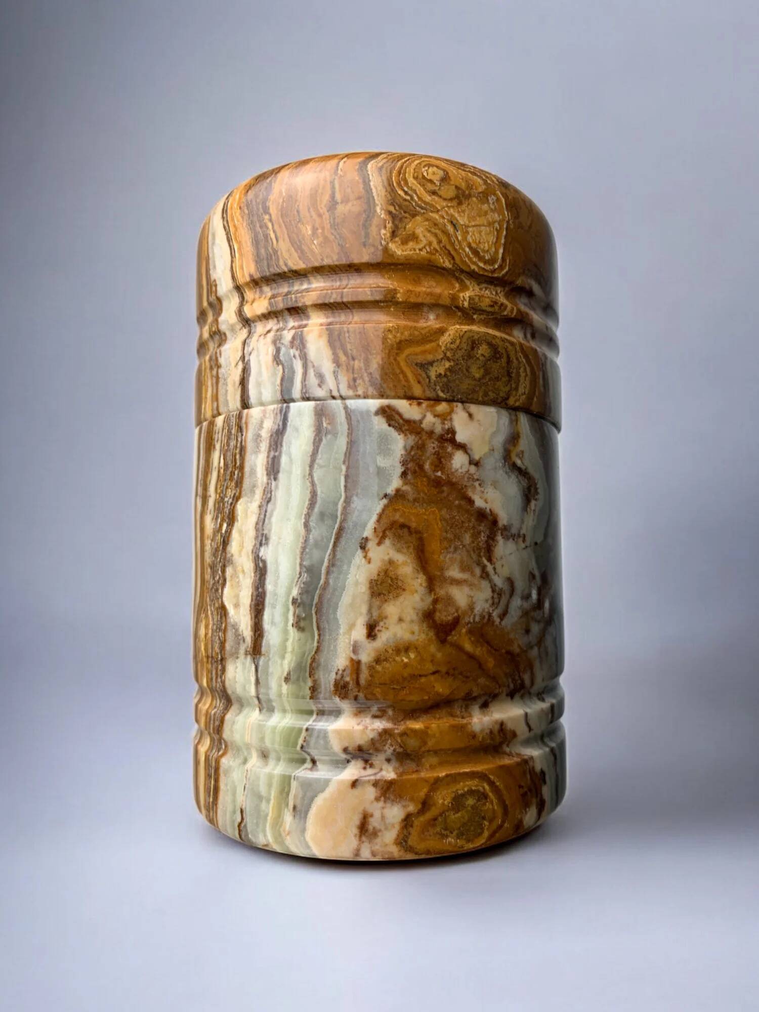 Mid-century onyx cigarette box, Italy, 1970s