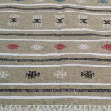 Traditional kilim carpet with Berber motifs 100x145cm
